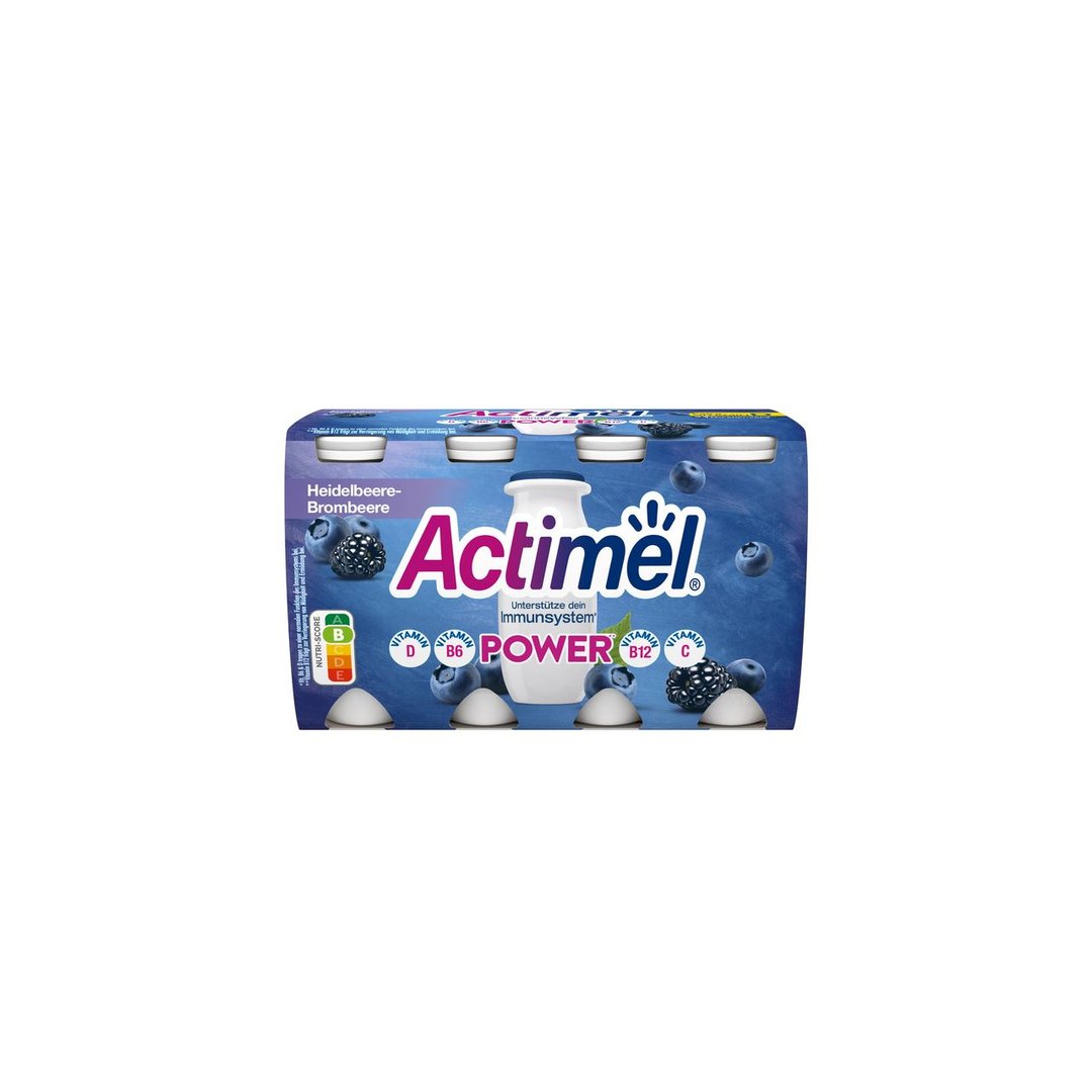 Actimel - Drink Heidelbeere/Brombeere gekühlt 8 Stück à 100 ml
