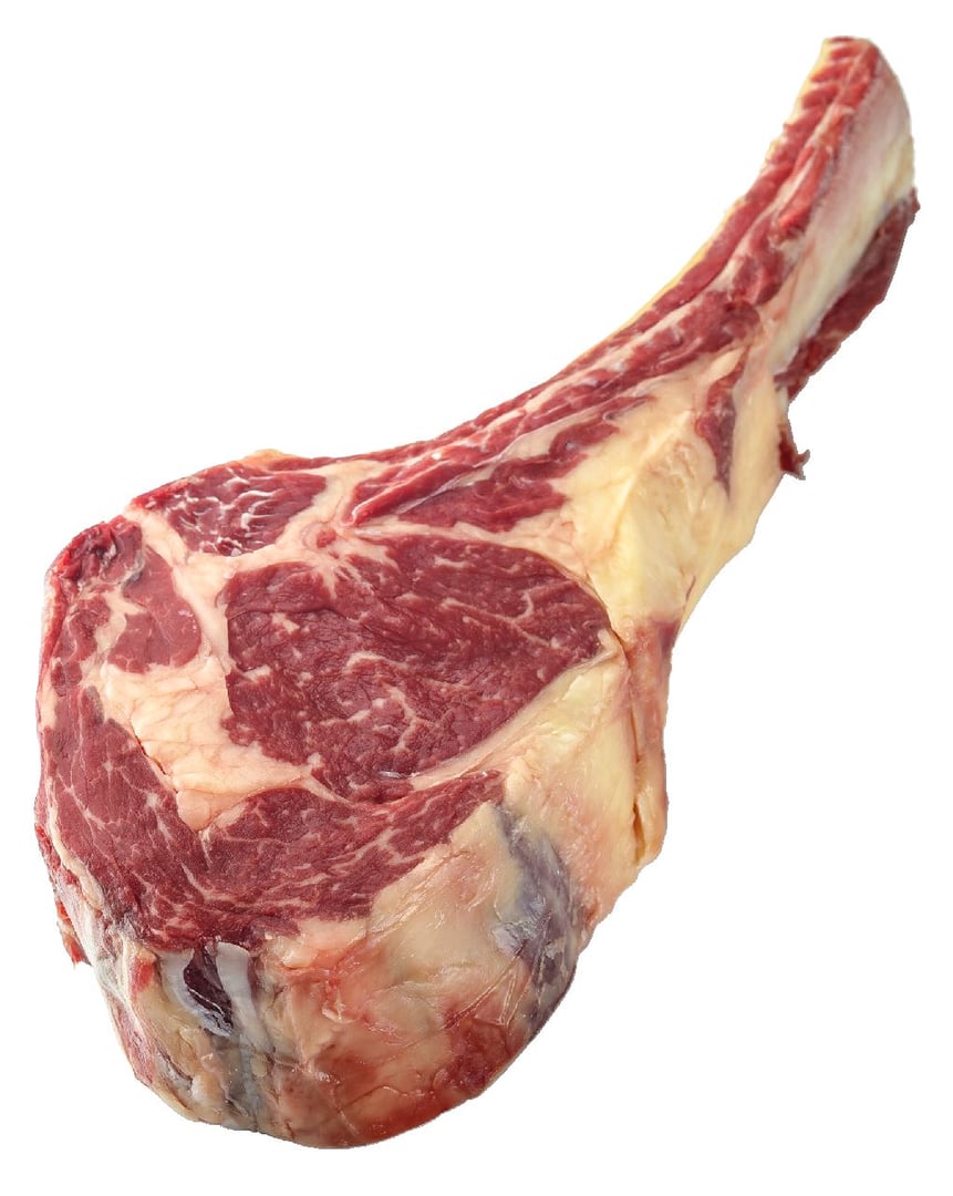 Kettyle Irish Foods - Dry Aged & Hand Selected irish Tomahawk Steak, ca. 4 -5 cm dick - ca. 0,7 - 1,2 kg Stück