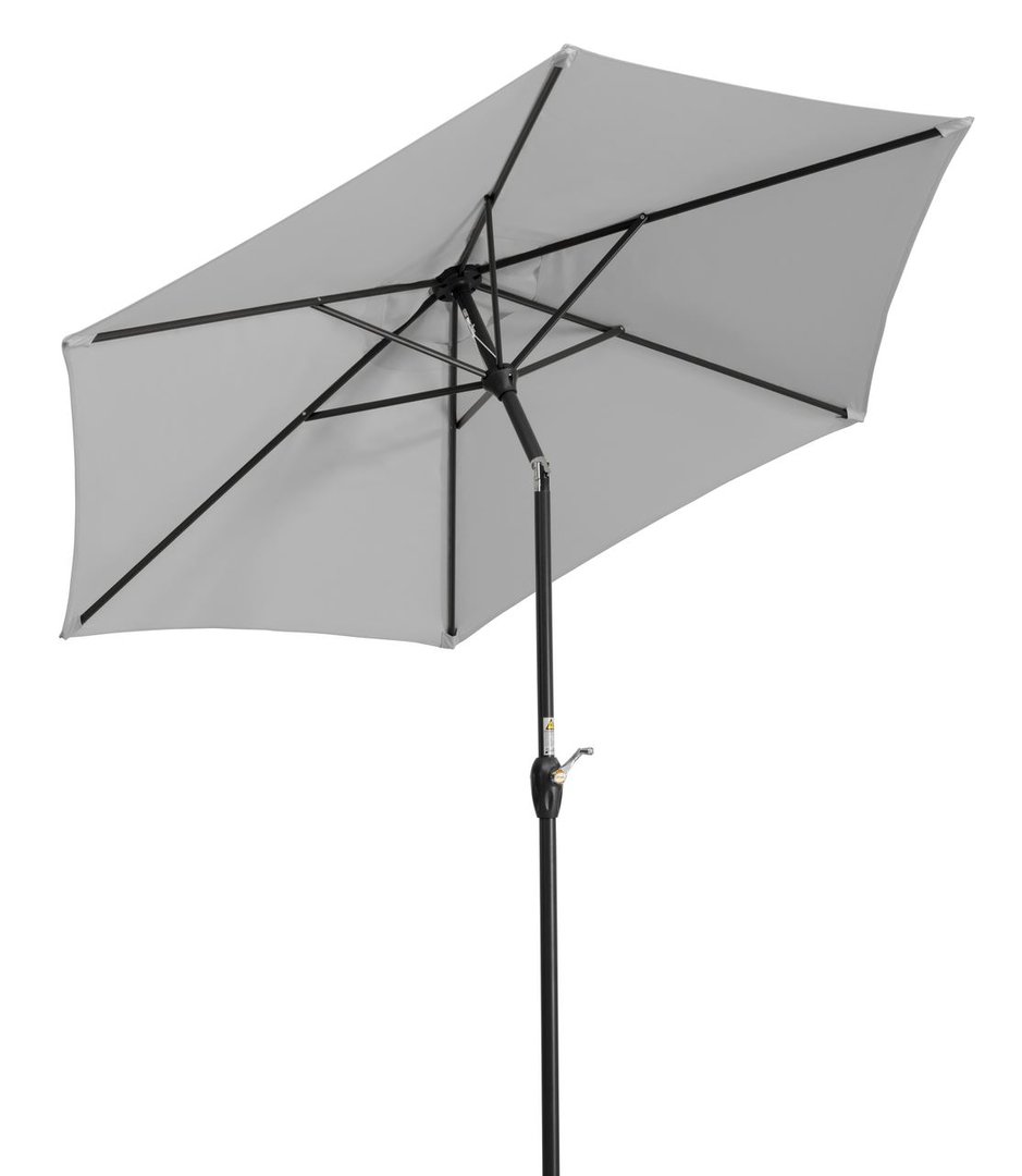 Schneider Schirme Schirm Bilbao Silbergrau Ø 2,2 m