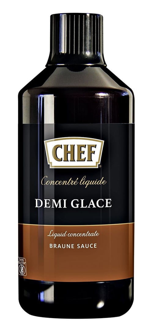 Chef - Demi Glace Fond Konzentrat glutenfrei - 4 x 1 l Karton