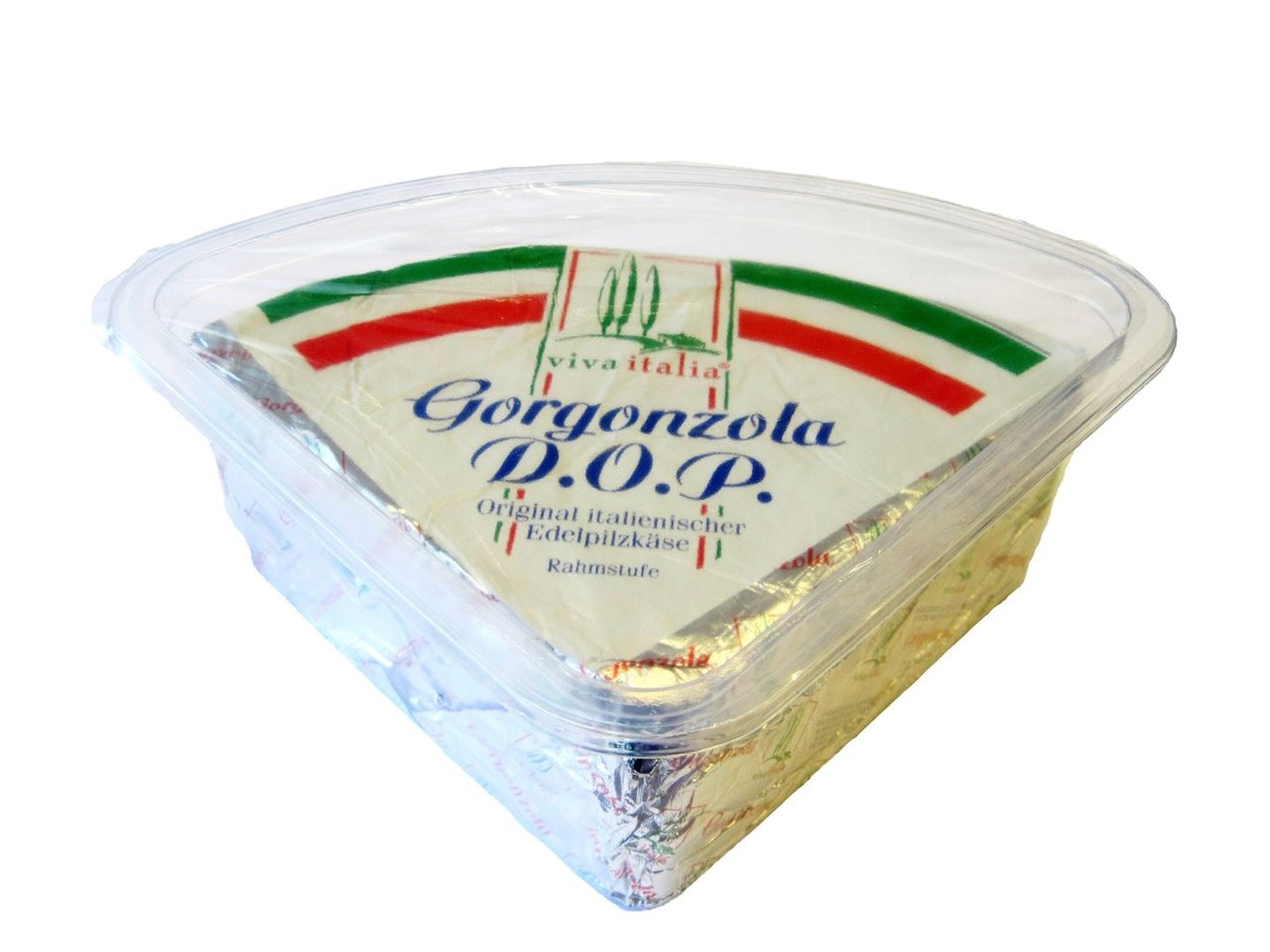 viva italia - Gorgonzola norditalienischer Blauschimmelkäse, mild, 1/4 Laib, 48 % Fett ca. 1,5 kg