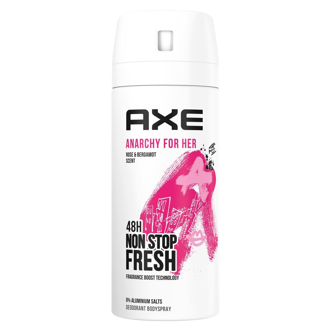 Axe Deo Spray Anarchy For Her 48h ohne Aluminium - 150 ml Dose