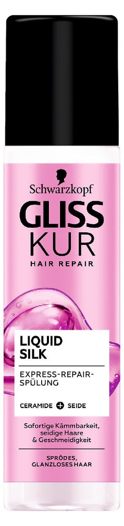 Gliss Kur Express Repair Liquid Silk - 200 ml Flasche