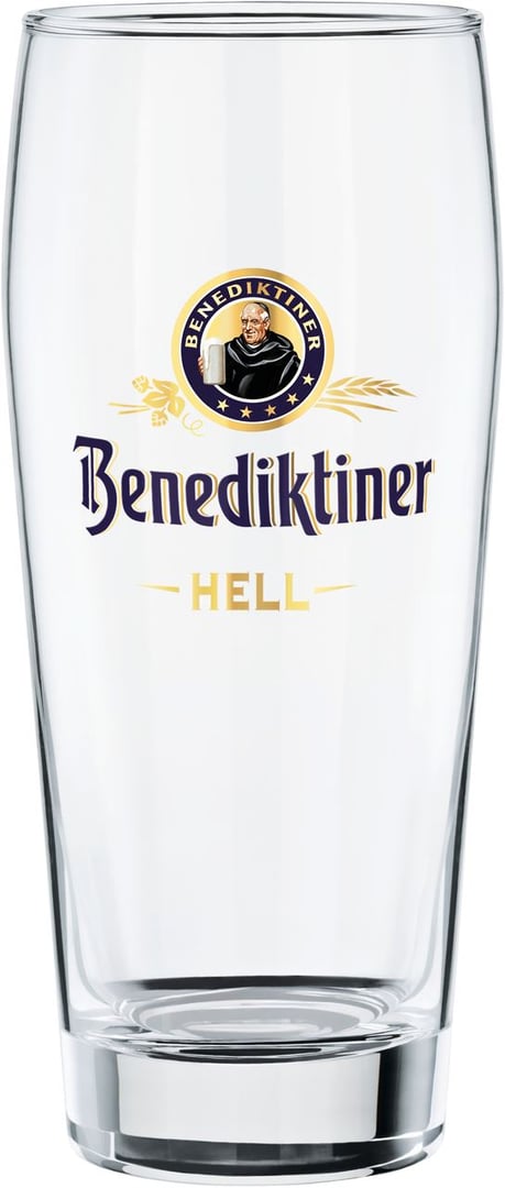 Benediktiner - Hell Glas - 20 x 0,50 l Kisten