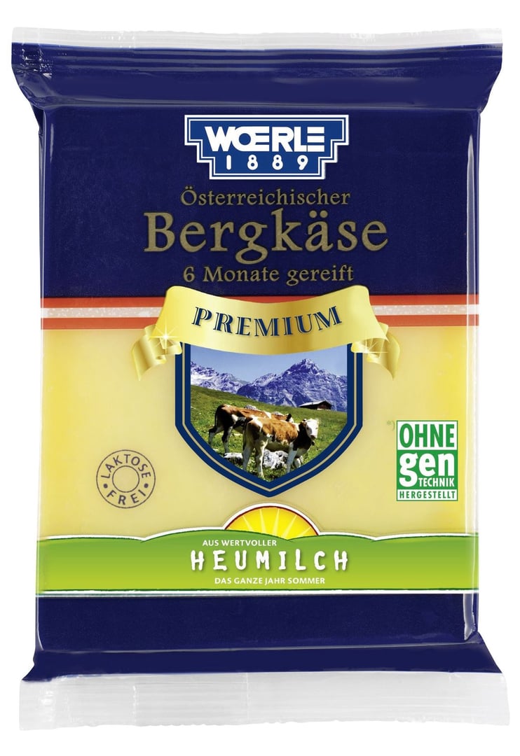 Woerle - Österreichischer Bergkäse Premium - 225 g Stück