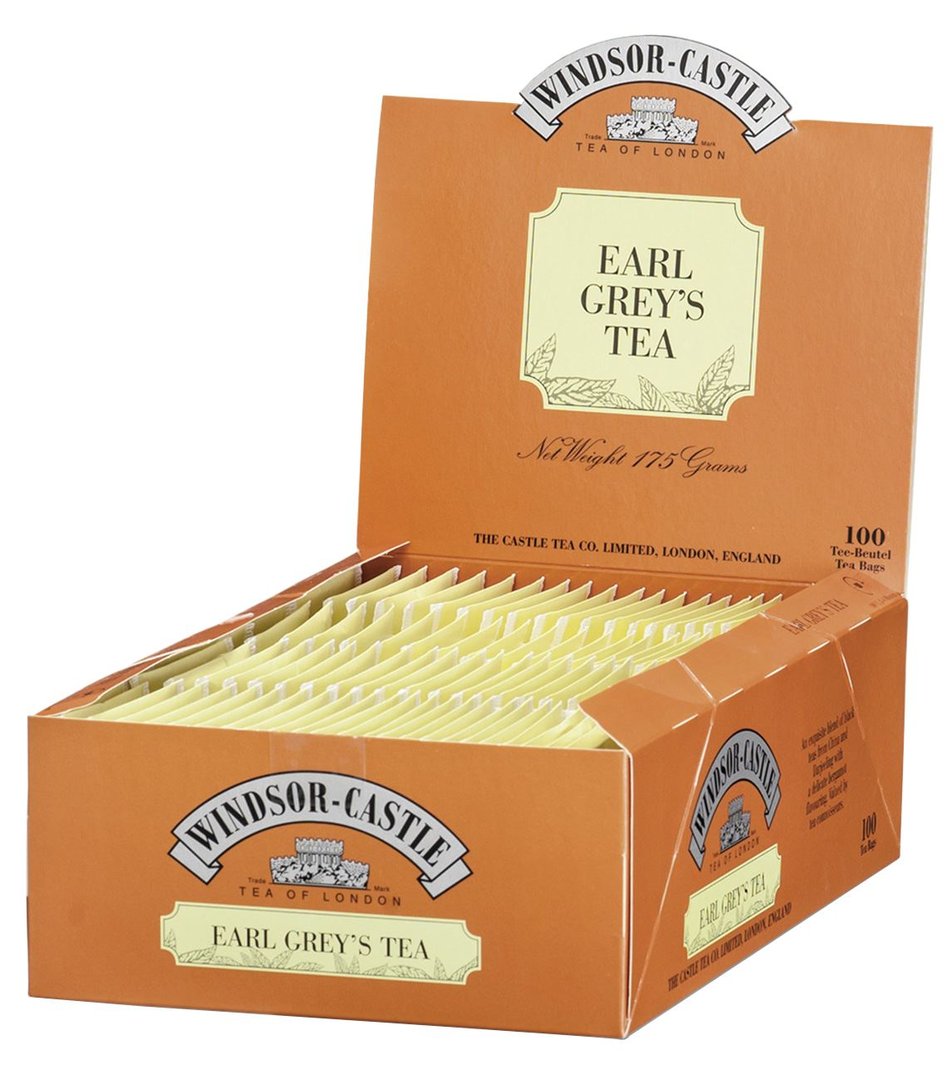 Windsor-Castle - Earl Grey's Tea 100 Teebeutel - 175 g Schachtel