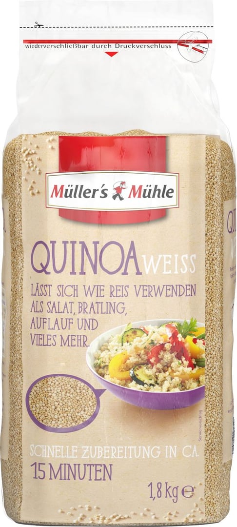 Müller's Mühle Quinoa - 1,8 kg Beutel