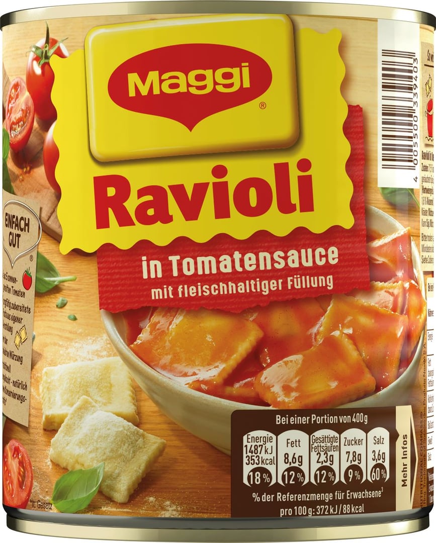 Maggi - Ravioli - 6 x 800 g Tray