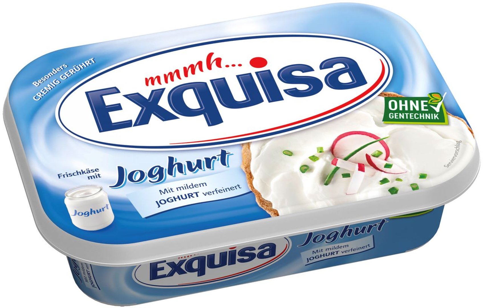 Exquisa - Frischkäse Joghurt Natur 13 % Fett - 1 x 200 g Bocksbeutel