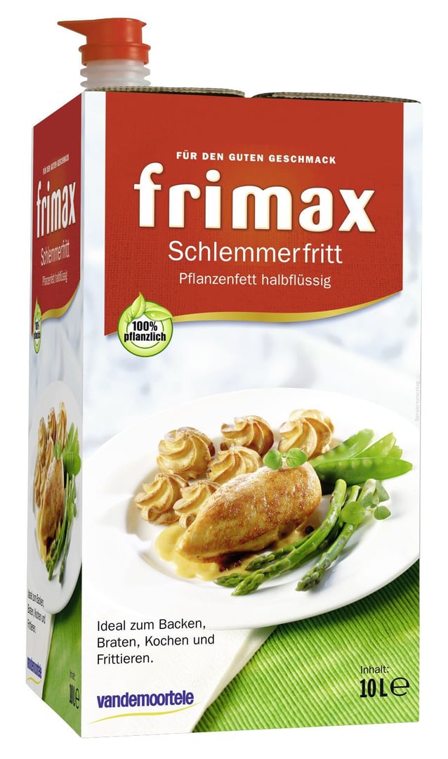 Frimax - Pflanzenfett Schlemmerfritt - 10 l Box