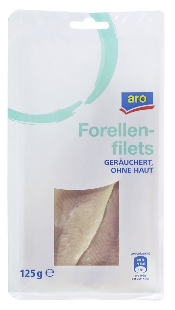 aro - MAP Forellenfilets - 125 g Packung