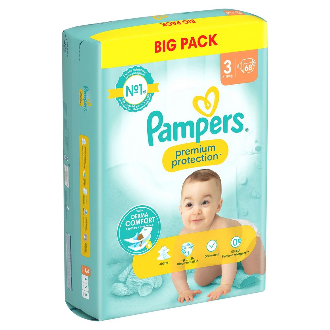 Pampers premium protection Big Pack Gr.3 6-10 kg