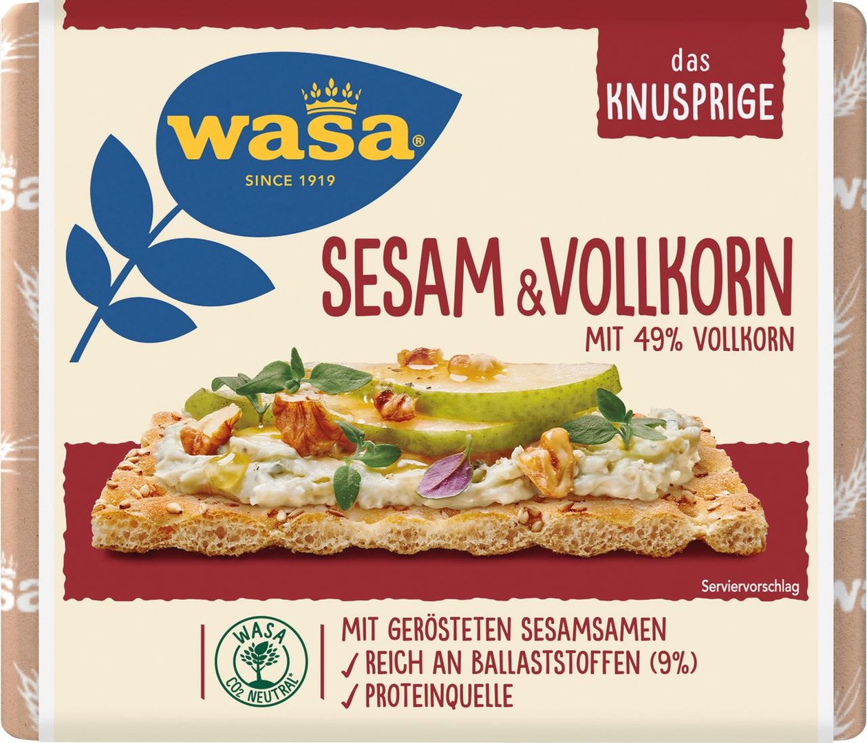 Wasa - Sesam & Vollkorn - 200 g Stück