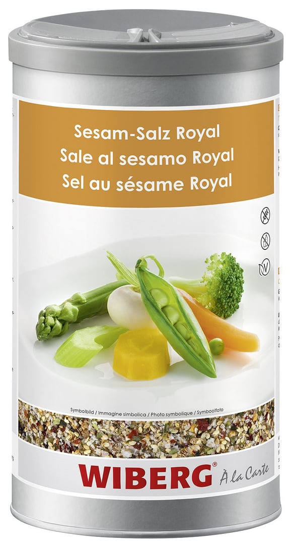 Wiberg - Sesam Salz Royal - 1 x 600 g Dose
