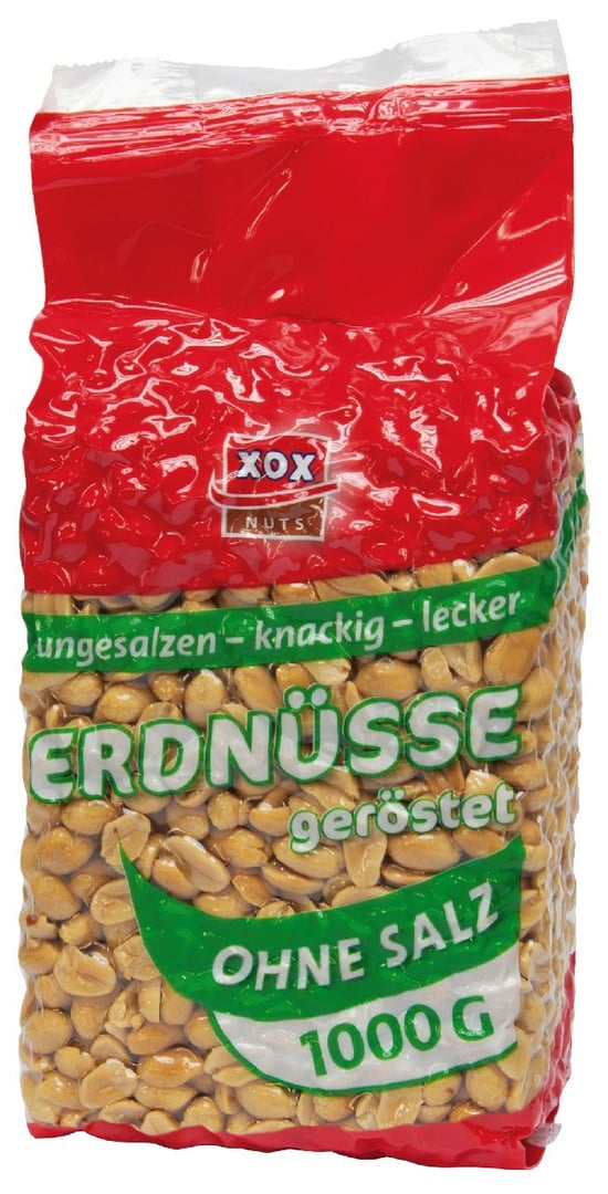 XOX - Erdnüsse ungesalzen 1000 g