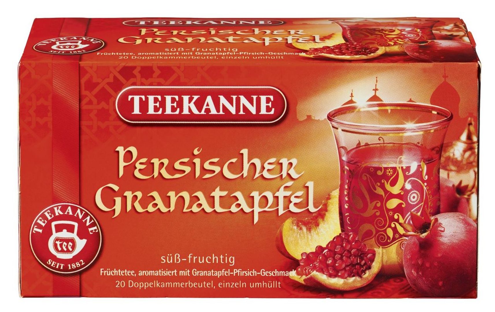 Teekanne - Persischer Granatapfel - 45 g Faltschachtel