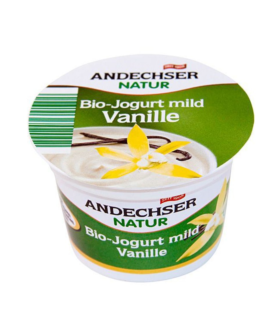 Andechser - Bio Fruchtjoghurt Vanille 3,7 % Fett 100 g Packung