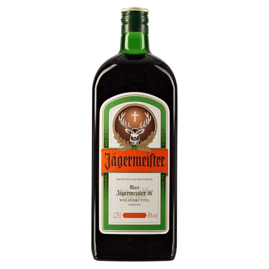 Jägermeister - Kräuterlikör 35 % Vol. - 1,75 l Flasche
