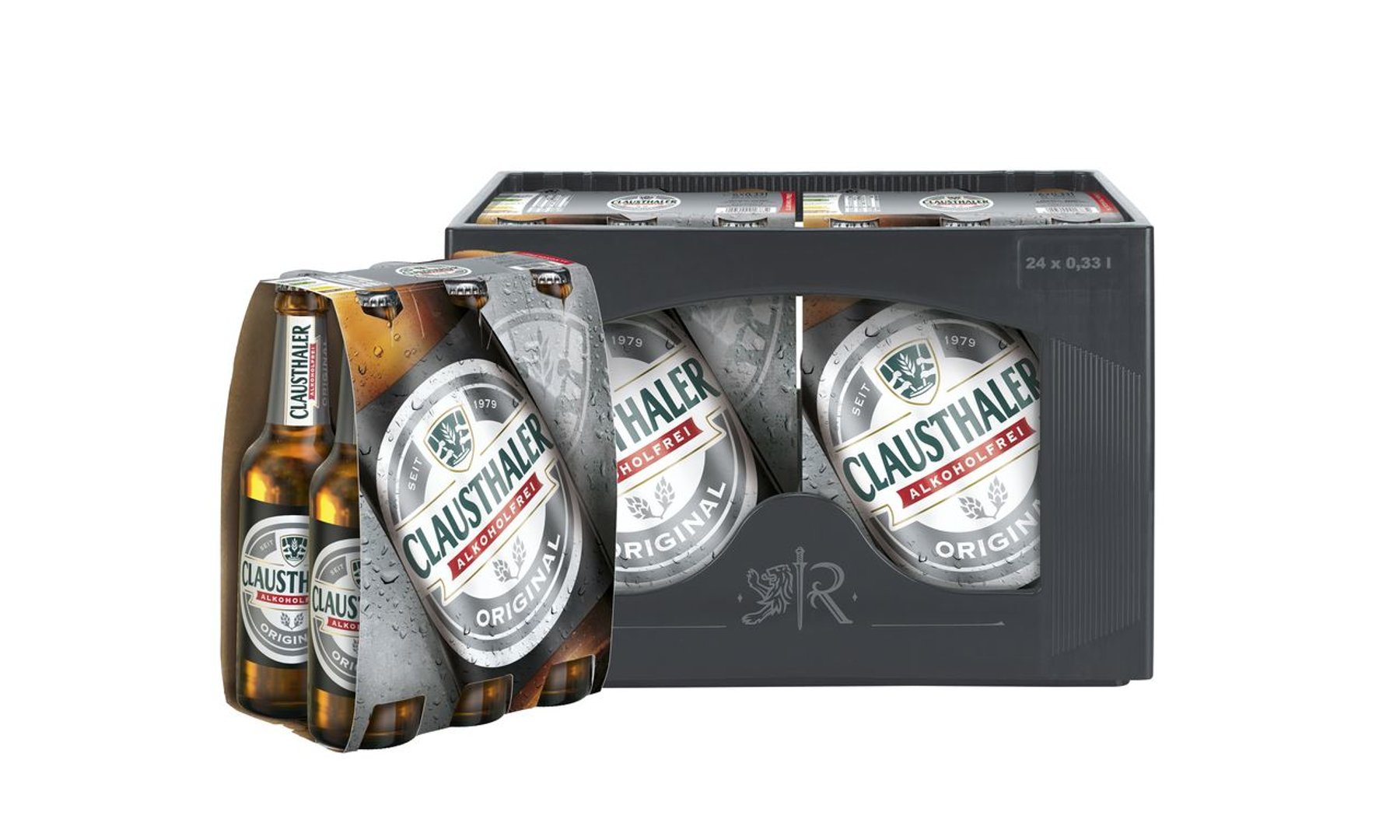 Clausthaler - Classic Premium Alkoholfrei Glas - 24 x 0,33 l Flaschen
