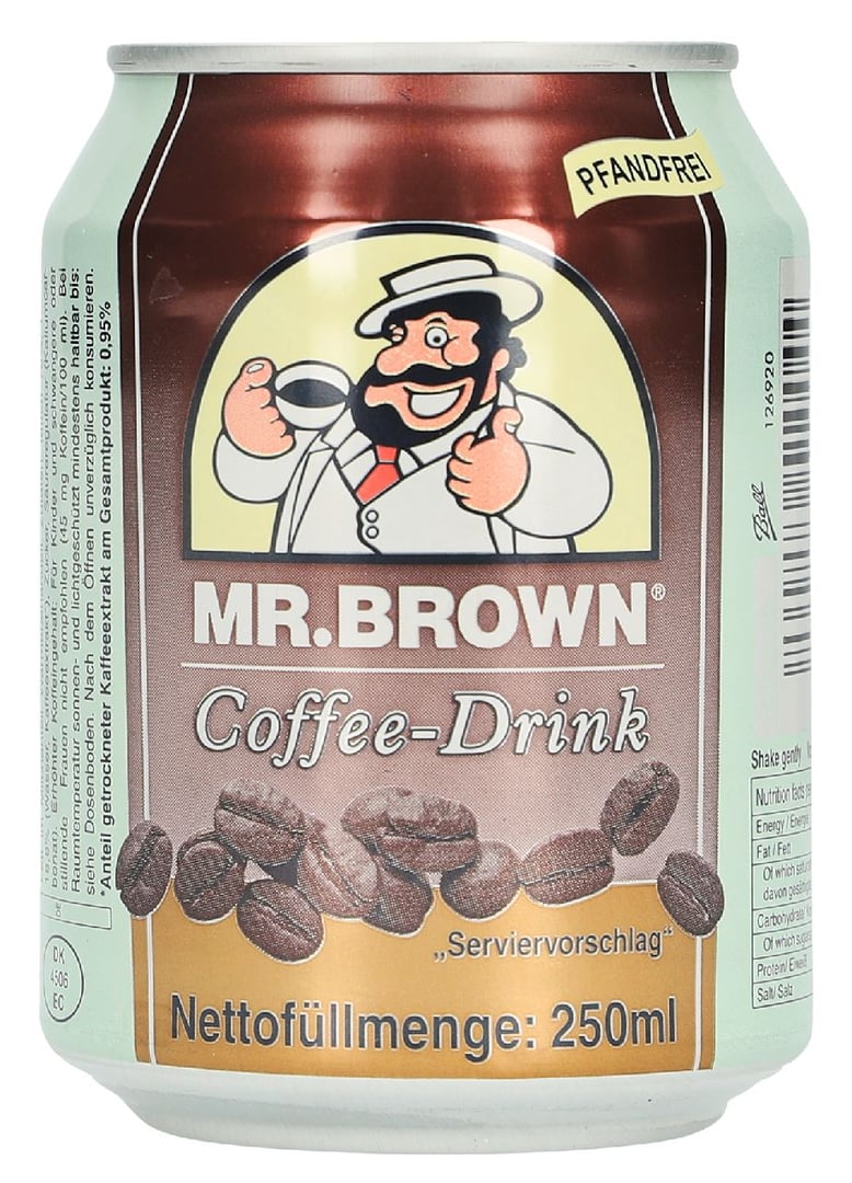 Mr. Brown - Classic Coffee Drink - 0,25 l Dose
