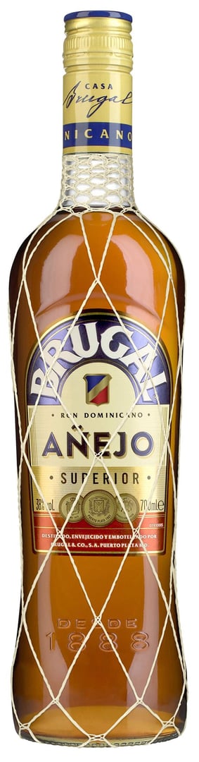 Brugal - Rum Superior Añejo 38% - 6 x 0,70 l Flaschen