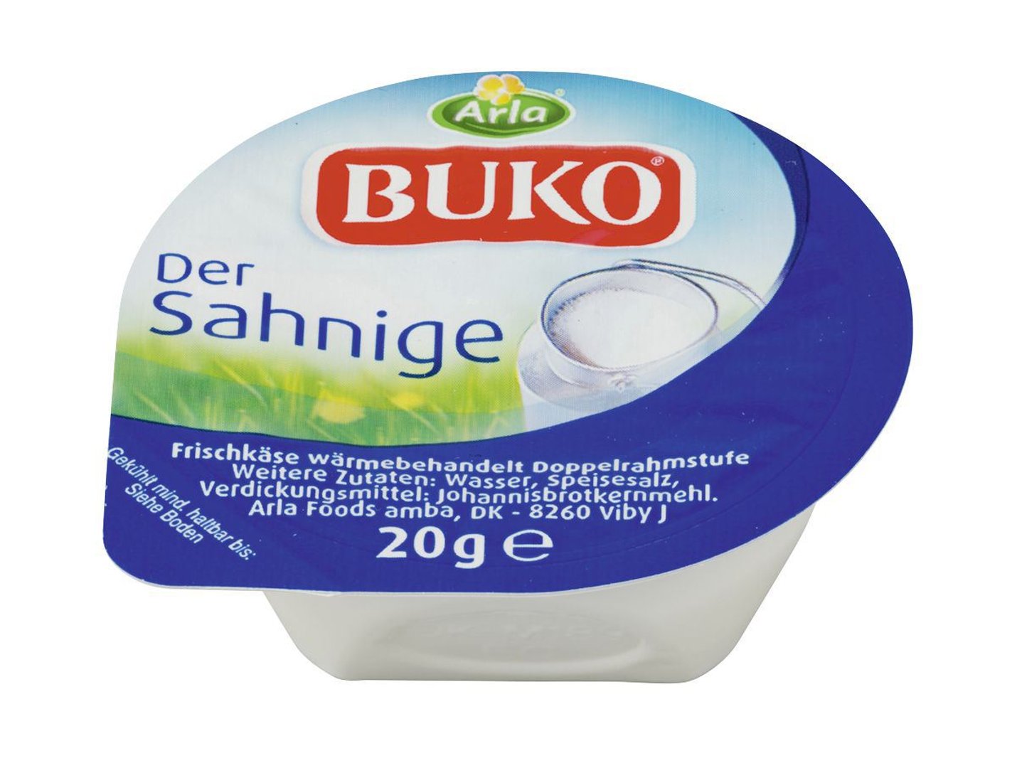 Buko - Frischkäse Natur 70 % Fett - 20 g Packung