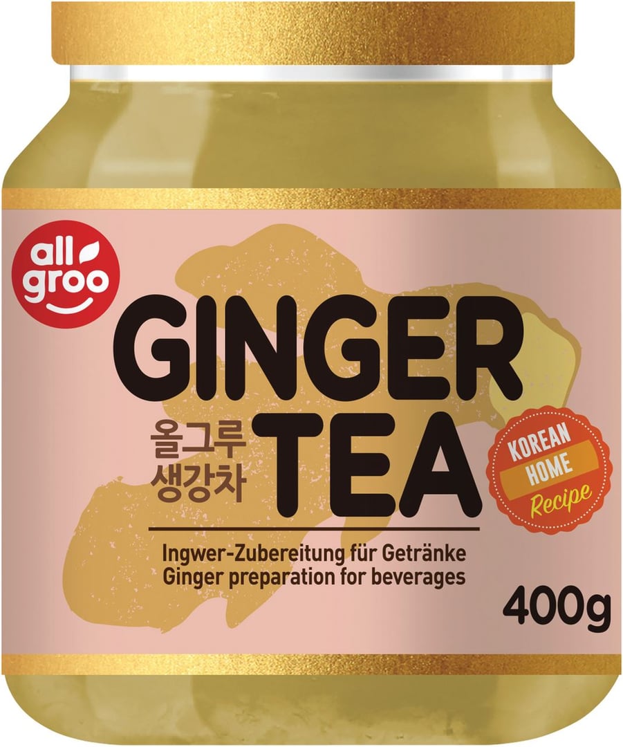 Allgroo - Ingwer Tee - 1 x 400 g Tiegel