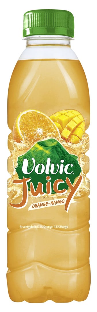 Volvic - Juicy Orange Mango 0,5 l Flasche