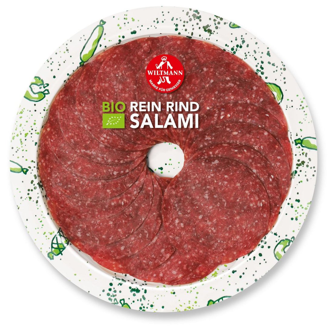 Wiltmann - BIO Rein Rind Salami - 80 g Stück