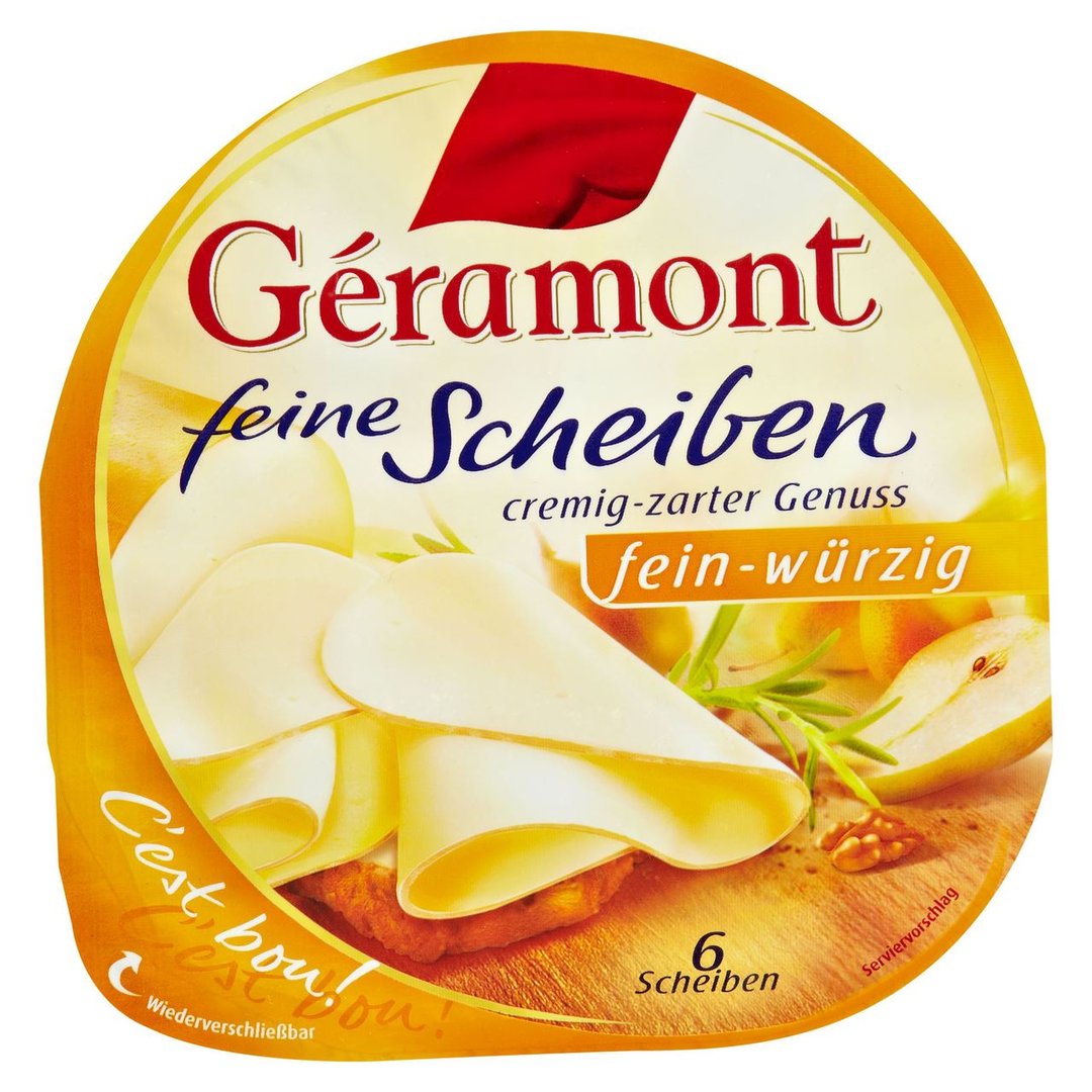 Géramont - Weichkäsescheiben fein würzig 60 % Fett 130 g