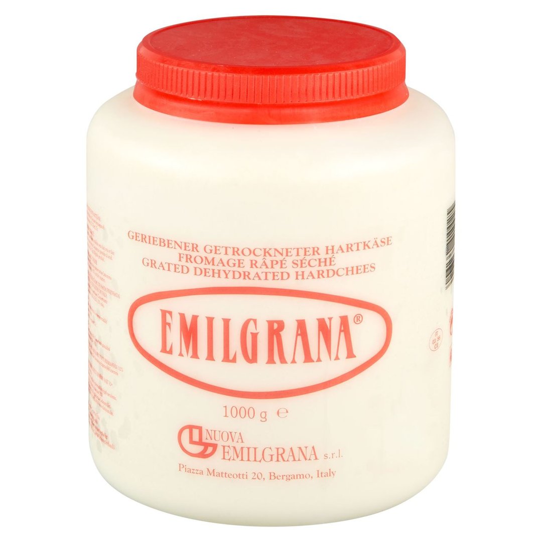 Emilgrana - Hartkäse gerieben 32% Fett 1 kg Dose