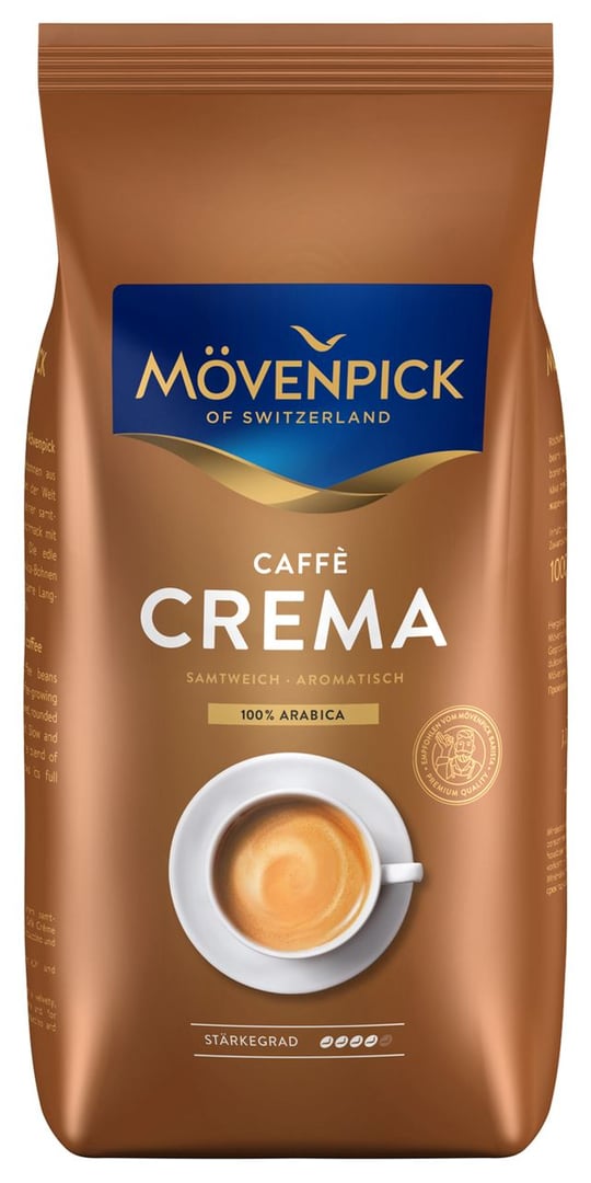 Mövenpick Bohnenkaffee Caffè Crema - 1,00 kg Packung