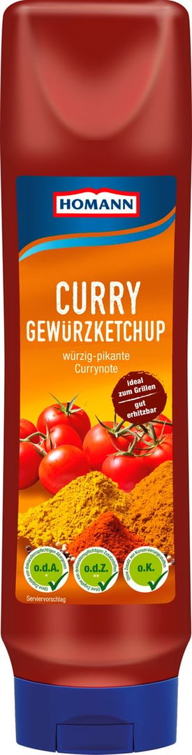Homann - Ketchup Curry - 875 ml Flasche