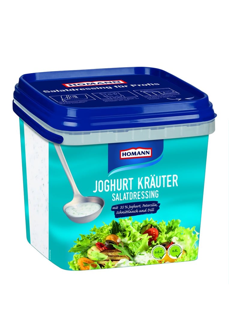 Homann - Salat Dressing Joghurt Kräuter - 4,16 kg Eimer