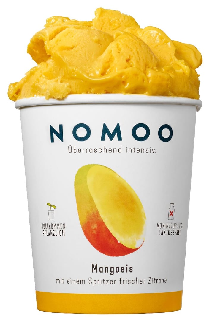 Nomoo Mangoeis, vegan, tiefgefroren - 500 ml Becher
