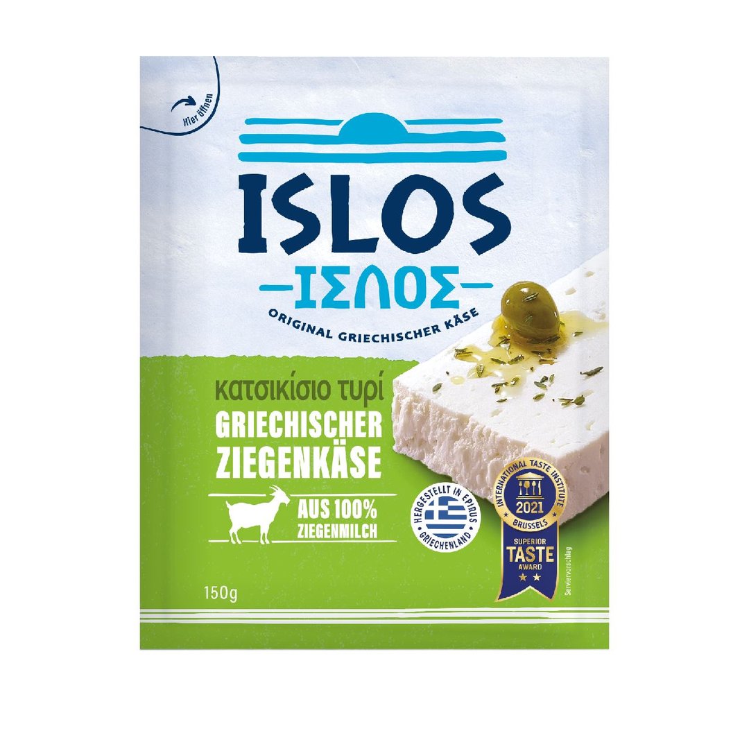 ISLOS - Griechischer Ziegenkäse 43 % Fett gekühlt - 150 g Stück