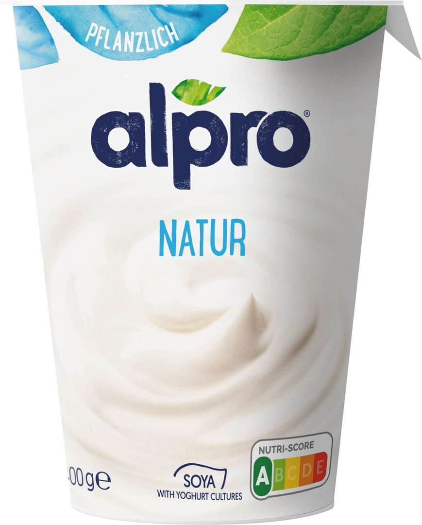 alpro - Natur Joghurt Alternative vegan gekühlt - 400 g Becher