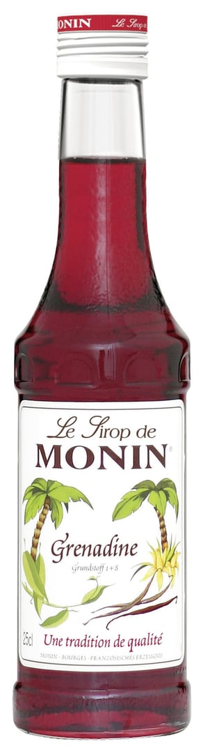 Monin - Sirup Grenadine Glas - 0,25 l Flasche