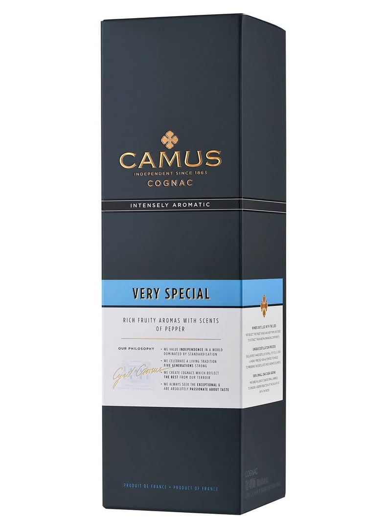 Camus - Very Special Intensely Aromatic Cognac 40 % Vol. - 700 ml Packung