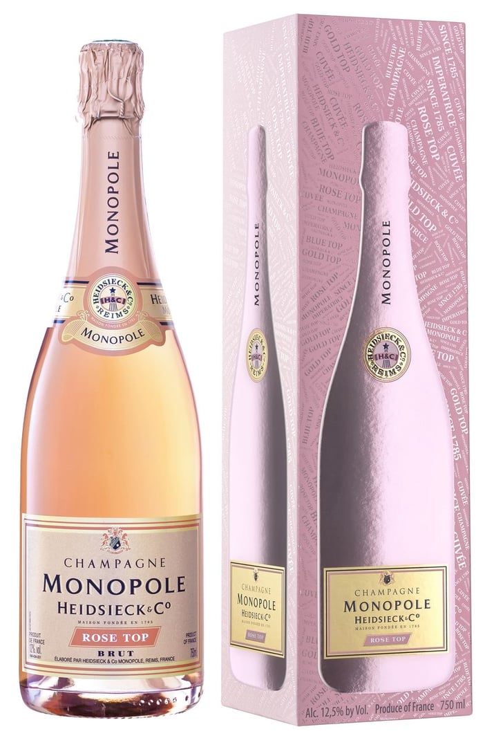 Heidsieck Monopole - Rosé Top Champagner - 750 ml Flasche