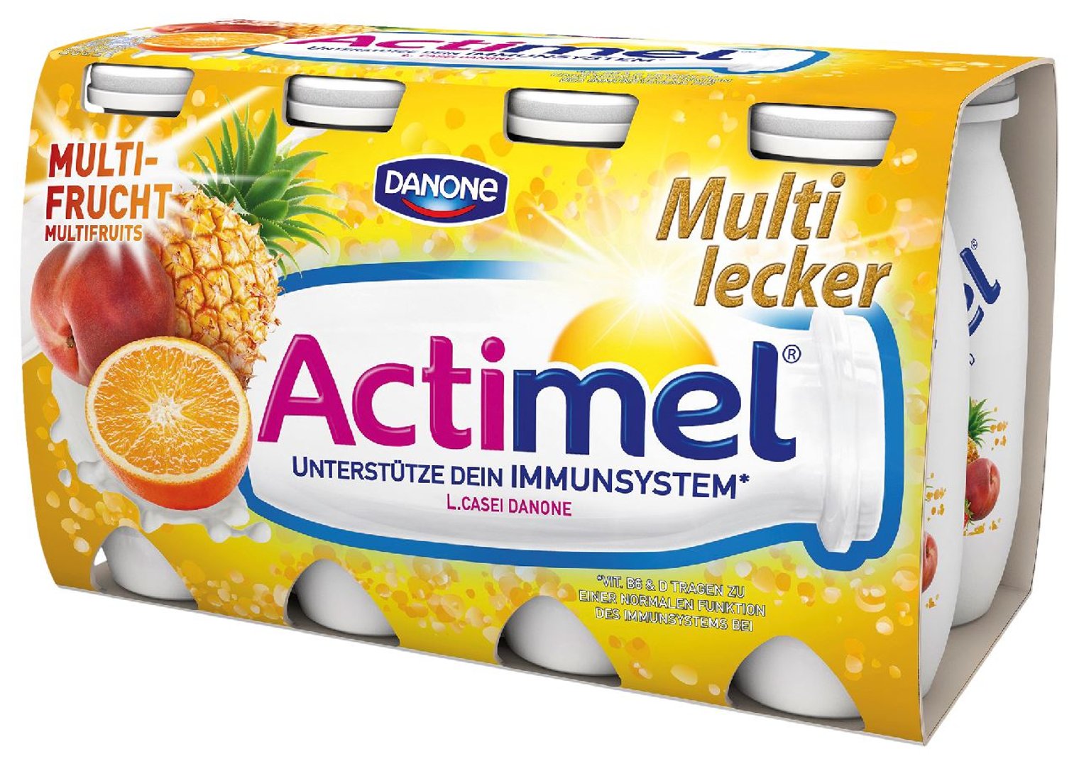 Actimel - Drink Multifrucht 8 Stück à 100 g - 800 g Paar