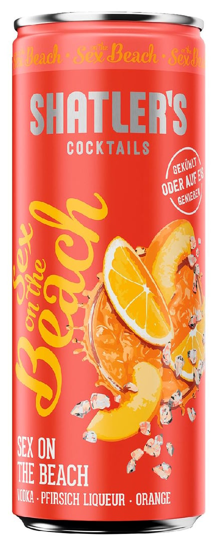 SHATLER'S Cocktails Sex On The Beach 12,1 % Vol. - 250 ml Dose