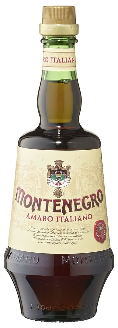 AMARO MONTENEGRO - Italiano Kräuterbitter 23 % Vol. 0,70 l Flasche