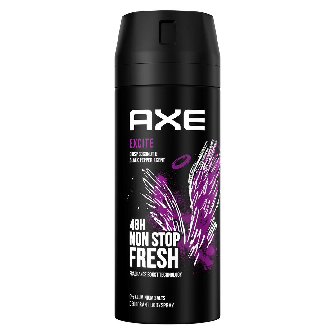 Axe Deo Spray Excite 48h ohne Aluminium - 150 ml Dose