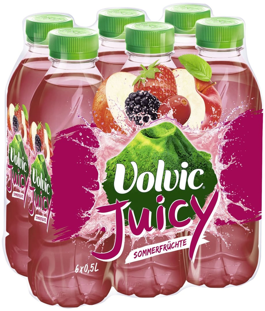 Volvic - Juicy Sommerfrüchte 6 x 500 ml Flaschen