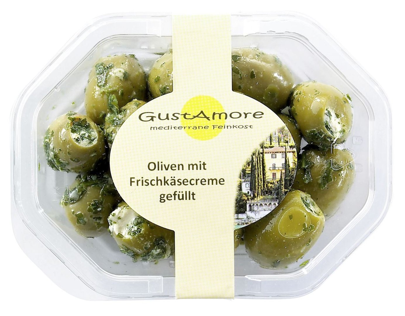 Gustamore - gefüllte Oliven mit Mandel 160 g Packung