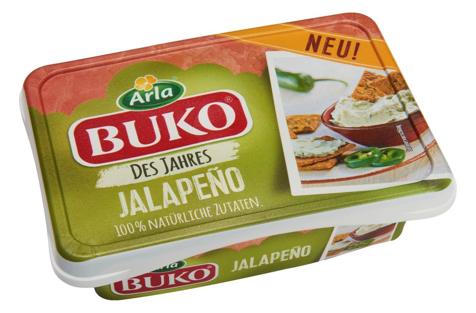 Buko - Frischkäse Jalapeño - 200 g Becher
