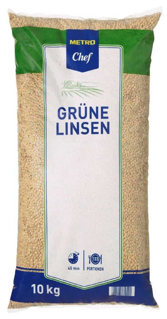 METRO Chef - Grüne Linsen - 10 kg Beutel