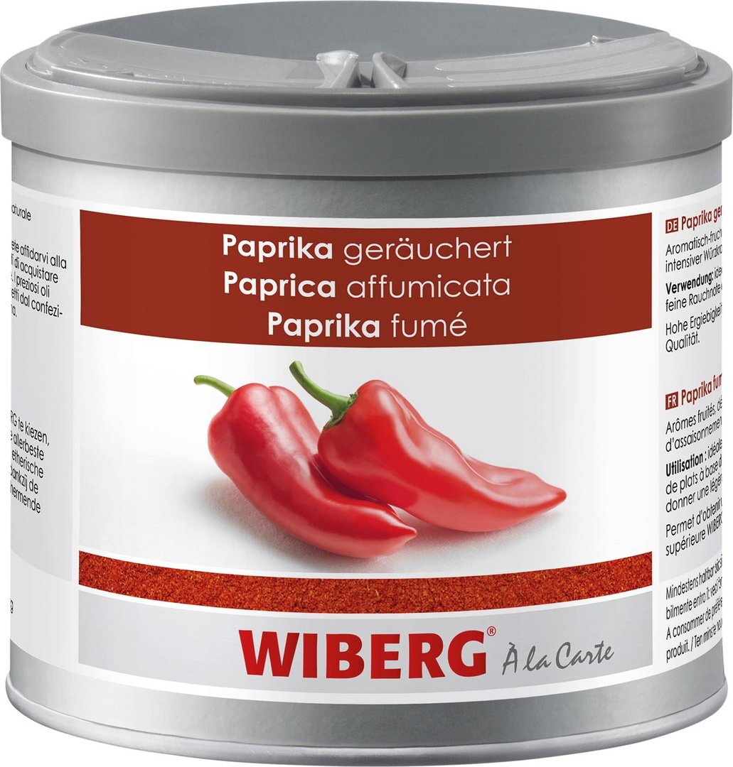Wiberg - Paprika geräuchert - 3 x 270 g Schrumpfpackungen