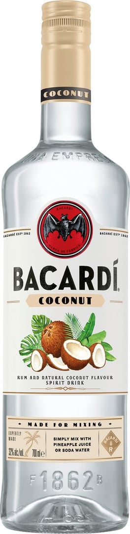 Bacardi - Coconut Rum 32 % - 700 ml Flasche